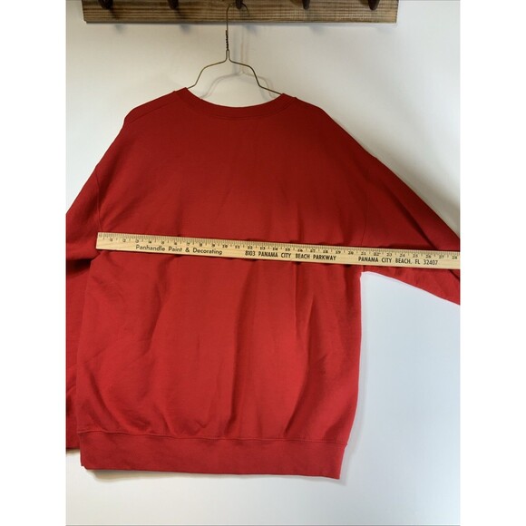 Atlanta Flacons Reebok Team Logo Pullover Sweater Red‎ Large - Picture 6 of 6